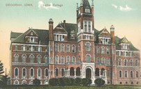 Bernt Askevold studied theology at Luther College, Iowa, from 1880 to 1882.
The university is today a large complex of buildings, but the old main building stands almost unchanged.