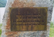 The millennium poem, written by Berit Hårklou, is engraved in black enamel colour on a brass plaque. The brass plaque is made by the company Laserdekor at Jølster.