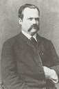 Johannes Haarklou, 1847-1925, one of the champions of Norwegian music life in the period 1880-1925. He was active not only as a composer, but also as a music critic, and as a conductor.