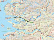 The whole road project was divided into seven independent projects with their own cost estimates and their own allocations on the national budget. Helgøya-Klavelandet (1999-2000), Mekvika in the same period, Grov-Grovavågen (2000-2001), Svarthumle-Storebru (2000-2001), Knapstad-Kvalvik (2001-2002), Storebru-Knapstad (2003-2005). The road construction work started up with an extension of the Helgøy tunnel in February 1999.