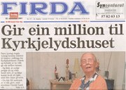 Firda is the only daily newspaper in the county of Sogn og Fjordane, and is subscribed to by one third of all households in the county.