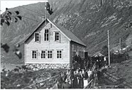 From the consecration ceremony of Stangfjordens 'Bedehus' on 20 September, 1908. 