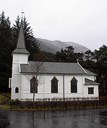 It was a small but beautiful church that the people of Gulen eventually built. For centuries they had had to brave the weather-exposed crossing of Frøysjøen on their way to the church at Grotle and later on to Frøya. The wish for a church on the mainland was put forward at the same time as a new church site to replace the Grotle church was taken up for consideration. However, 50 more years would pass until their wish came true.
