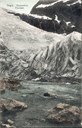 The Bøyabre glacier was more advanced in 1879 than it is today. This picture shows the glacier front in 1908.