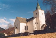Eikefjord church belongs to the same church generation as Ålhus in Jølster (1795) and Hestad in Gaular (1805), and when it was completed, it was the first new church site taken into use in the county since the 1600s.
