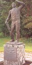 On Saturday 16 August 1986, the statue of the flying pioneer Thor Solberg was unveiled at Florø Airport. The statue is made by the sculptor Joseph Grimeland, and is a gift from the Florø Rotary Klubb.