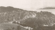 In this picture we can see the old bridge across the canal about 1900. The road from Krokane crosses the bridge and continues around what later came to be known as the canal turn. The strip of land was not more than 100 metres across, and it was a relief to all owners of boats and ships when the canal was completed in 1873.