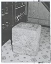 The stone font probably dates from about the year 1000. It has a cubic form with a height of 60 centimetres (close to two feet).