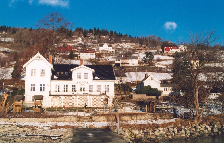 The county governor's house at Leikanger, residence and office for the county governor of Sogn og Fjordane in the years between 1862 and 1974. From 1985, the house has been used as a kindergarten.